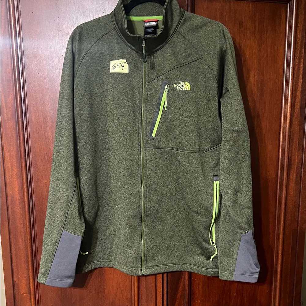 The North Face Men's Olive Performance Jacket Size XL/TG